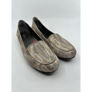 ROS Hommerson Regan Snake Print Slip On’s Size 10.5